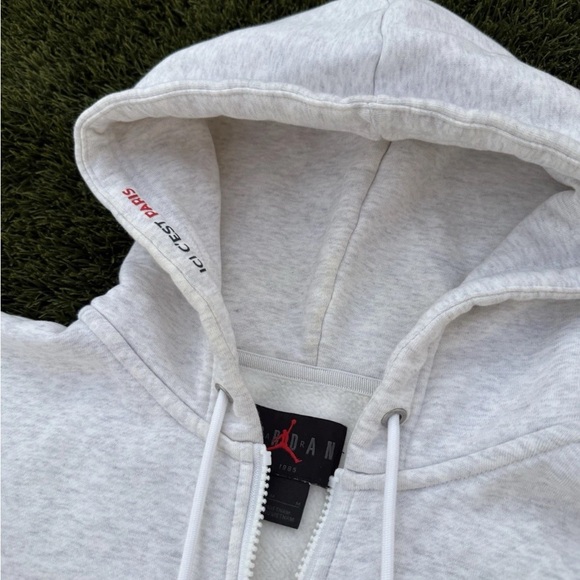 Nike Air Jordan Paris Saint-Germain Full-Zip Fleece Hoodie Men's Size XL NEW - Picture 5 of 9